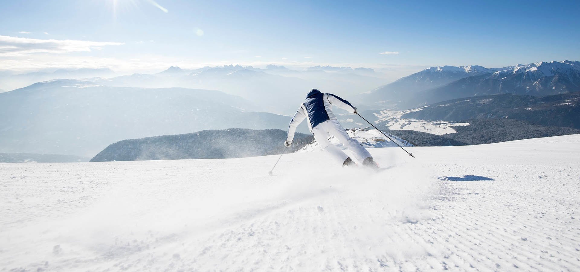 Wintercamping in Südtirol auf der Lärchwiese