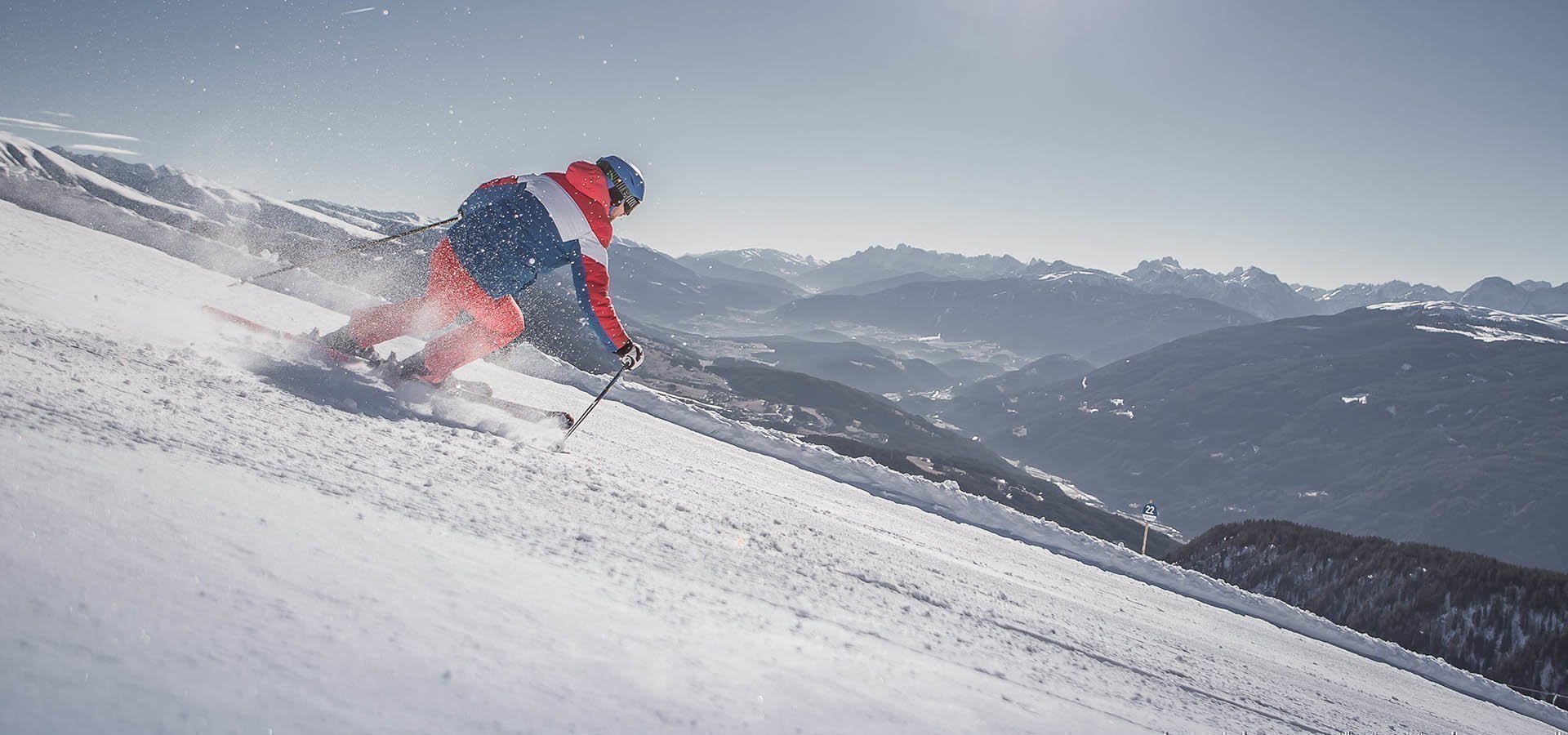 Wintercamping in Südtirol auf der Lärchwiese