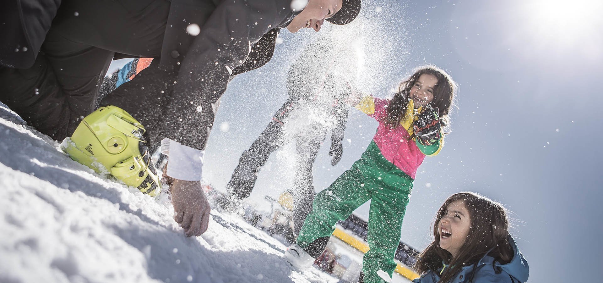 Wintercamping in Südtirol auf der Lärchwiese