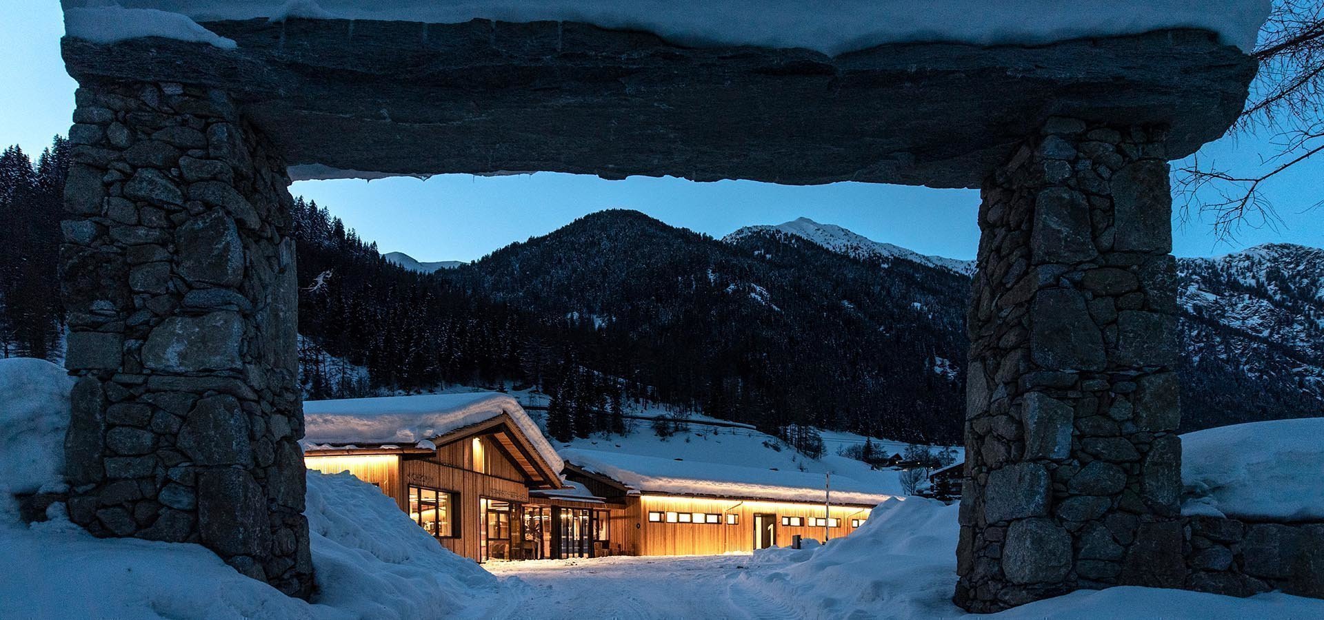 Camping direkt an der Skipiste in Südtirol